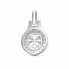 6.60 ct DEW Certified F VS1 White Moissanite Pendant In Vermeil 925 Silver – Gift for Her