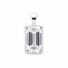9.50 ct DEW Certified Champagne Moissanite Pendant Gold Vermeil Wedding Gift