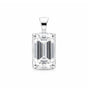 9.50 ct DEW Certified Champagne Moissanite Pendant Gold Vermeil Wedding Gift