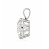 5.50 ct DEW White Round Moissanite Pendant Gold Vermeil Certified Holiday Gift Idea