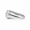3.35 ct DEW Certified Round White Moissanite Solitaire Ring – Gift Idea 18K Gold Plated