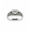 3.35 ct DEW Certified Round White Moissanite Solitaire Ring – Gift Idea 18K Gold Plated