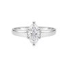 2.00 ct DEW Marquise Cut White Moissanite Solitaire Ring in – Gift Pick 18K Gold Plated