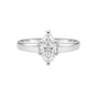 2.00 ct DEW Marquise Cut White Moissanite Solitaire Ring in – Gift Pick 18K Gold Plated