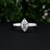2.20 Ct Marquise Cut Lab Grown Diamond Ring — VS1 Clarity, 18k Gold Vermeil