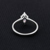 2.00 ct DEW Marquise Cut White Moissanite Solitaire Ring in – Gift Pick 18K Gold Plated