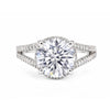 5.32 ct DEW Round Cut White Moissanite Solitaire Ring – Birthday Gift 18K Gold Plated V 18K Gold Plated