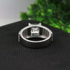 1.50 Ct Princess Cut Lab Grown Diamond Ring — VS1 Clarity, 18k Gold Vermeil
