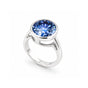 7.50 ct DEW Certified Blue Moissanite Solitaire Ring in – Gift for Sister 18K Gold Plat 18K Gold Plated