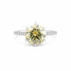 5.50 ct DEW Certified Moissanite Solitaire Ring in – Gift for Wife Jewellery 18K Gold Pla 18K Gold Plated