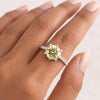 5.50 ct DEW Certified Moissanite Solitaire Ring in – Gift for Wife Jewellery 18K Gold Pla 18K Gold Plated