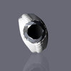 5.2ct DEW Black Moissanite Round Solitaire Ring