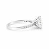 2.50 ct DEW Certified Cushion Cut White Moissanite Solitaire Ring 18K Gold Plated Verme 18K Gold Plated