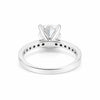 2.50 ct DEW Certified Cushion Cut White Moissanite Solitaire Ring 18K Gold Plated Verme 18K Gold Plated
