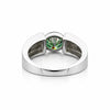 Certified 2.35ct VS1 Blue Moissanite Ring Fine Jewellery for Women 18K Gold Plated Ve 18K Gold Plated
