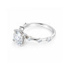 Certified 2ct VVS1 Round GH Moissanite Ring in Jewellery 18K Gold Plated