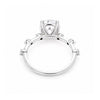 Certified 2ct VVS1 Round GH Moissanite Ring in Jewellery 18K Gold Plated