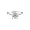 2 carat cushion cut lab-grown diamond engagement ring in 18k gold vermeil