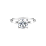 2 carat cushion cut lab-grown diamond engagement ring in 18k gold vermeil