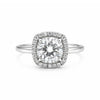 Certified 3.5ct VS1/D Moissanite Ring For Birthday Gift 18K Gold Plated