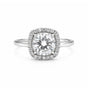 Certified 3.5ct VS1/D Moissanite Ring For Birthday Gift 18K Gold Plated