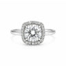 Certified 3.5ct VS1/D Moissanite Ring For Birthday Gift 18K Gold Plated in 18K Gold Plated Vermeil
