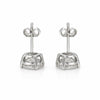 5.00 ct DEW Certified White Moissanite Stud Earrings in Gold Vermeil For Friend