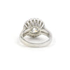 9.8ct DEW White Moissanite Round Solitaire Ring