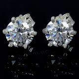 7.30 ct DEW Certified White Moissanite Gold Vermeil Dangler Earrings For Women Gift