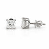 4.00 ct DEW Princess White Moissanite Studs Gold Vermeil – 4th July Festival Pick