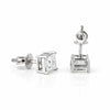 4.00 ct DEW Princess White Moissanite Studs Gold Vermeil – 4th July Festival Pick