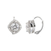 Certified 4.00 ct DEW White Moissanite Dangler Earrings In Gold Vermeil