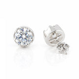 3.20 Ct Round Cut Lab Grown Diamond Stud Earrings VS1