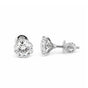 12.00 ct DEW Certified Round Cut Moissanite Studs Earrings In Gold Vermeil