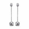 7.30 ct DEW Moissanite Drop Dangle Earrings Gift for Women Wife Anniversary Birthday Wedding