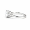 3.4 carat lab-grown diamond ring worn on hand, refined engagement styling