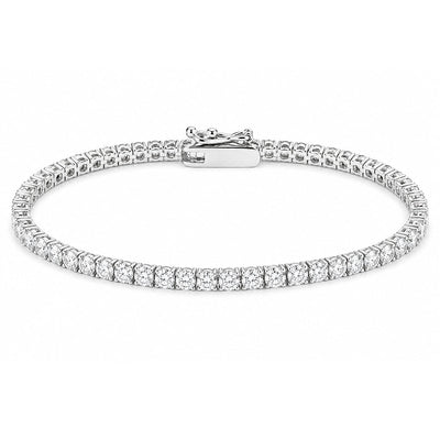 4.75Ct Round Natural Diamond Certified Exquisite Tennis Bracelet 14k White Gold