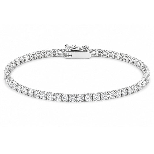 4.75Ct Round Natural Diamond Certified Exquisite Tennis Bracelet 14k White Gold