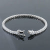 4.75Ct Round Natural Diamond Certified Exquisite Tennis Bracelet 14k White Gold