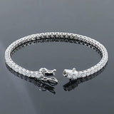 4.75Ct Round Natural Diamond Certified Exquisite Tennis Bracelet 14k White Gold