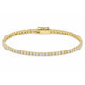 5.00Ct Certified Natural GH/VS Diamond Tennis Bracelet 14k Gold Birthday Gift in 14kt Yellow Gold