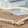 5.00Ct Certified Natural GH/VS Diamond Tennis Bracelet 14k Gold Birthday Gift