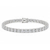 Wedding Gift 10.35Ct Natural Diamond Tennis Bracelet For Women 14k White Gold
