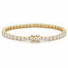 Valentine Special Gift Round Cut 5.40Ct Natural Diamond Tennis Bracelet 14k Gold