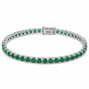 14k Yellow Gold 4.75Ct Round Natural Diamond Certified Exquisite Tennis Bracelet