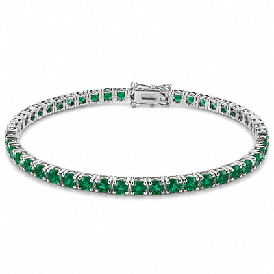 14k Yellow Gold 4.75Ct Round Natural Diamond Certified Exquisite Tennis Bracelet