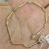 2Ct Round Cut Natural Diamond GH/SI Tennis Women's Bracelet 14k Yellow Gold