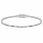 Women's 2.90Ct Lab-Grown/CVD Diamond Tennis Bracelet 14k White Gold Certified