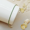 UGL Certified Natural Green Emerald Round Tennis Bracelet Daily Wear 14k Gold - Image 3 - GEMHUB