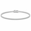 14k White Gold Natural Diamond Round 2.98CT Anniversary Gift Tennis Bracelet